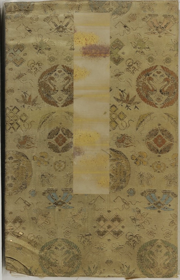 motivi decorativi astratti (coperta di libro) - ambito giapponese (secc. XVII/ XIX)