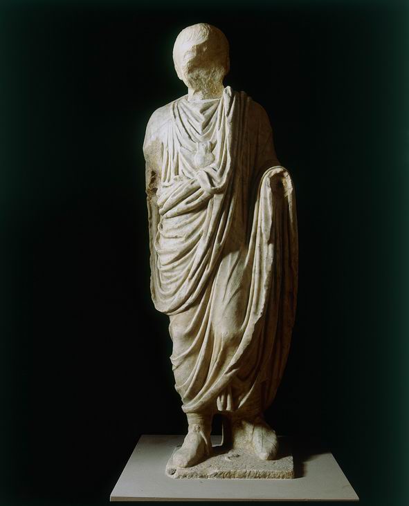 fanciullo (statua togata) - età giulio-claudia (metà sec. I d.C)