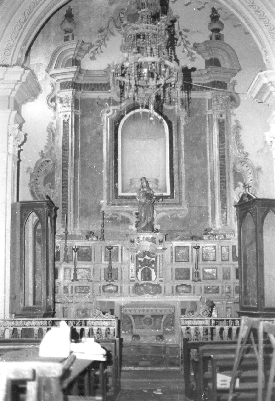 altare maggiore, opera isolata - bottega calabrese (fine sec. XIX)