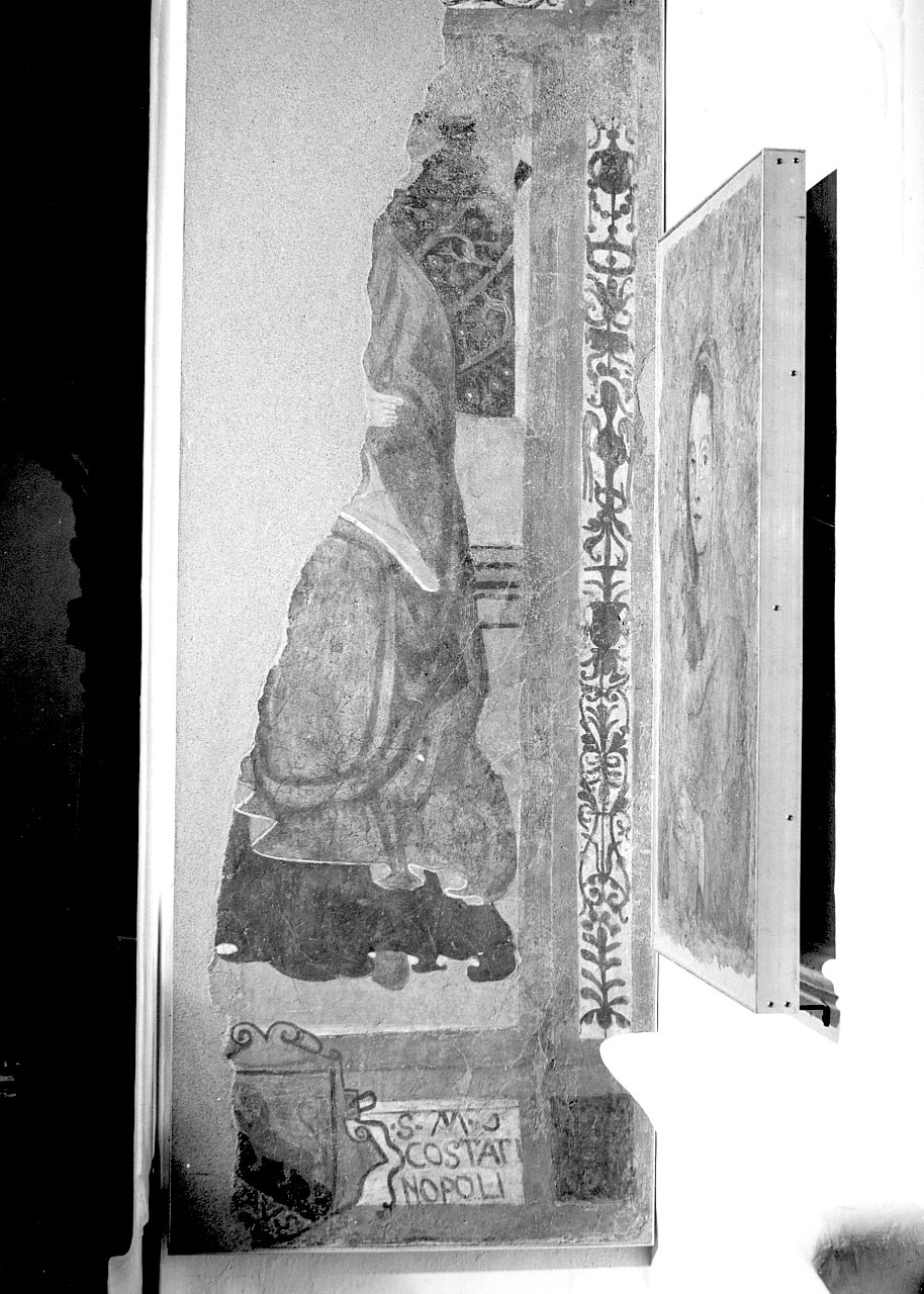 Madonna di Costantinopoli (dipinto, frammento) - ambito Italia meridionale (sec. XVI)