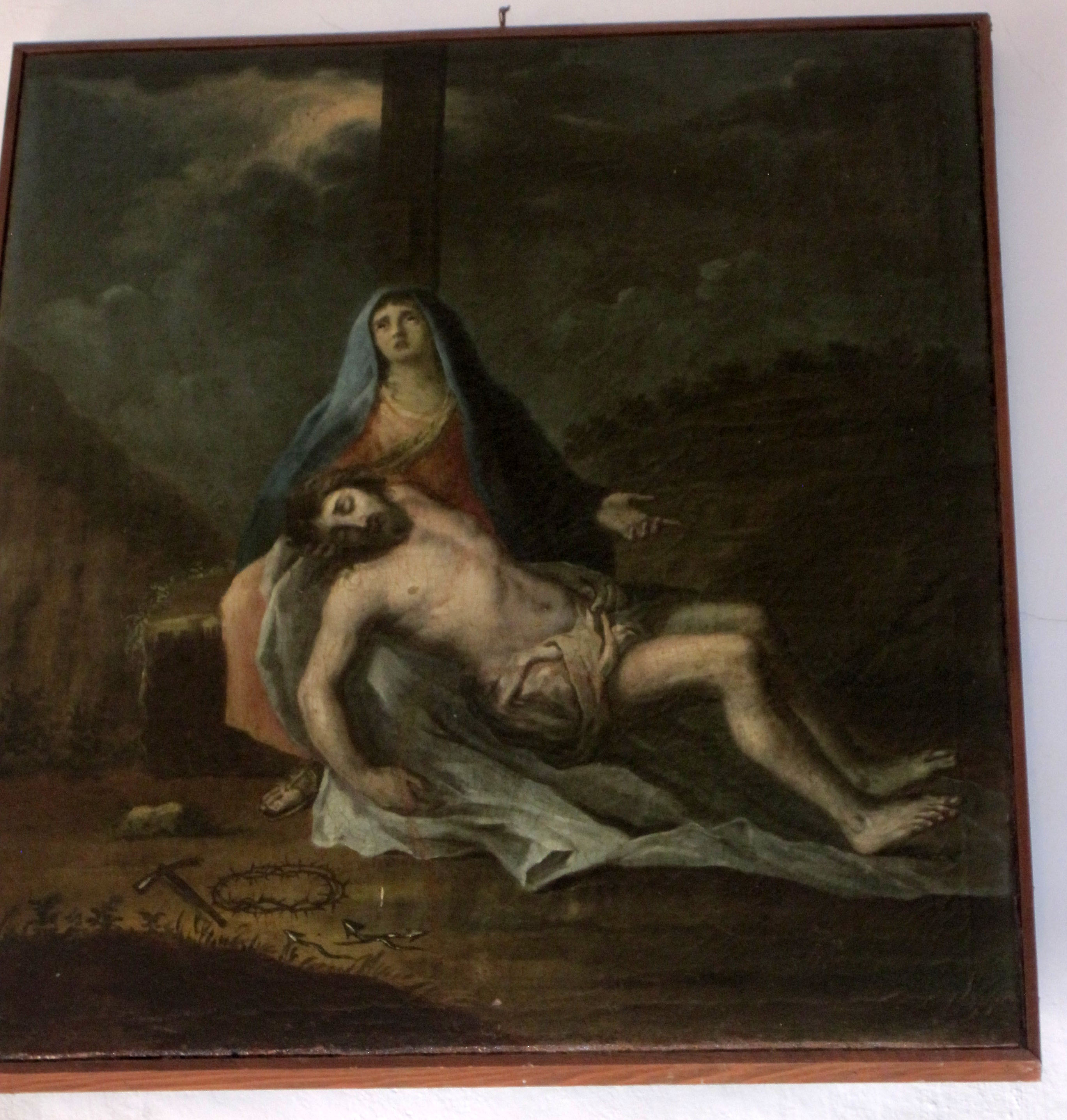 Pietà (dipinto) - ambito Italia meridionale (fine/ inizio secc. XVIII/ XIX)