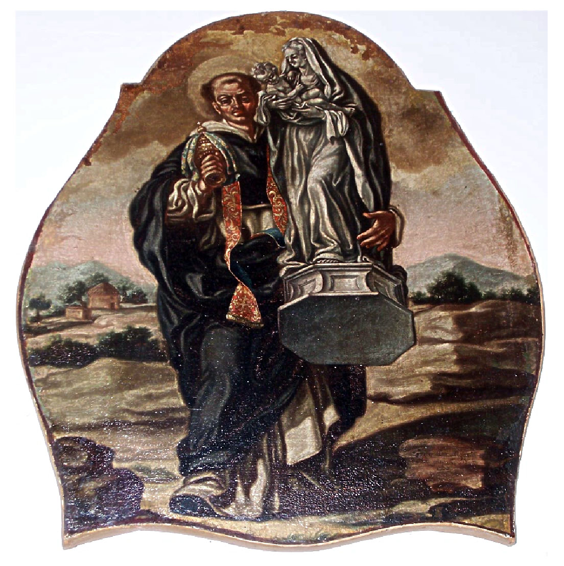 San Giacinto di Polonia, Santo domenicano (dipinto) di Algaria Francesco Antonio (sec. XVIII)