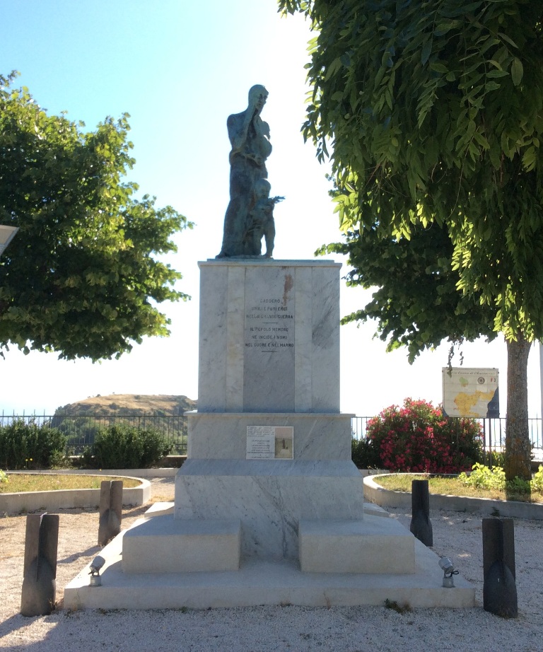 Allegoria della Patria (monumento ai caduti - a cippo) - ambito napoletano (secondo quarto XX sec)