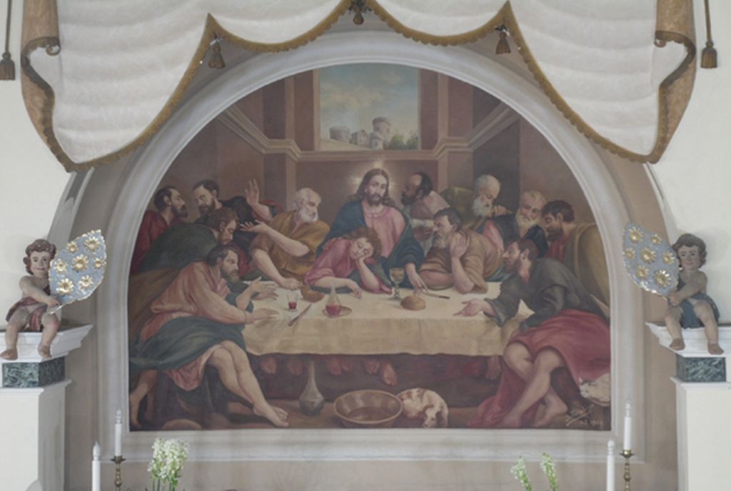 Ultima Cena (dipinto) di Paradiso Sebastiano - ambito Italia meridionale (terzo quarto sec. XX)