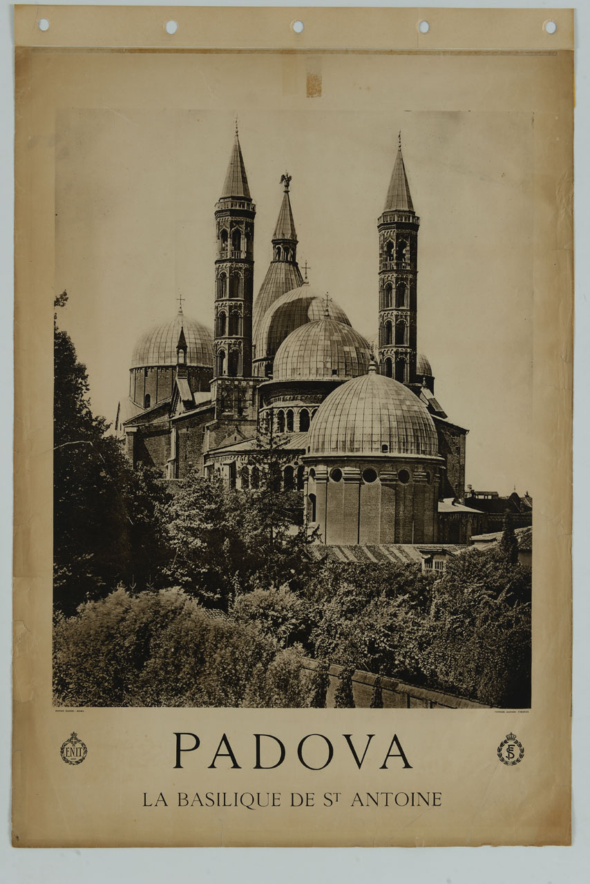 abside della basilica di Sant'Antonio a Padova (manifesto) - ambito italiano (sec. XX)