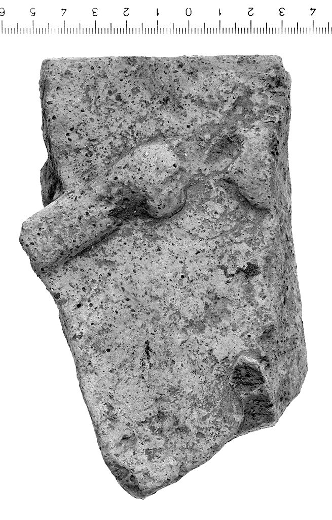 lastra di rivestimento/ frammento (sec. II a.C)