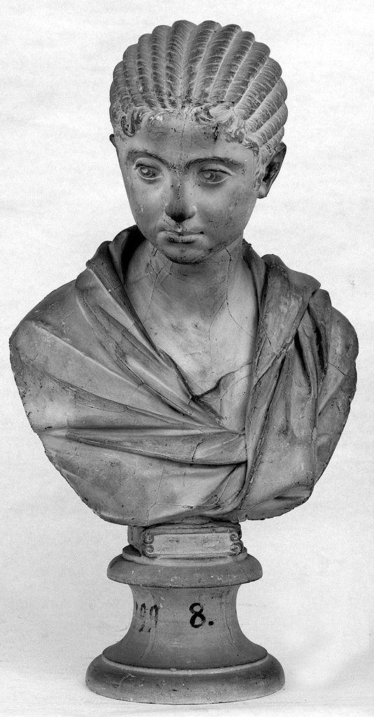 Plautilla, busto femminile (scultura) - produzione italiana (sec. XIX)