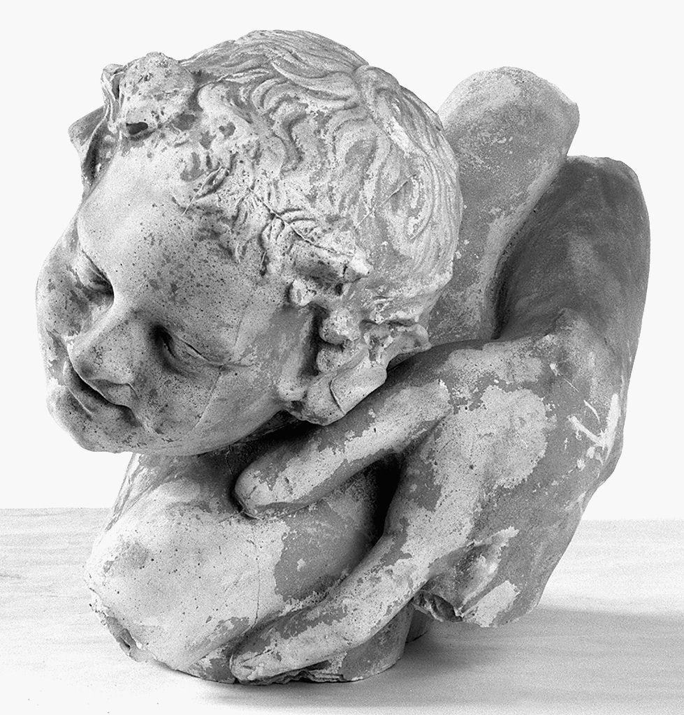 Sileno con Bacco bambino, Bacco bambino (scultura, frammento) - bottega francese (sec. XIX)