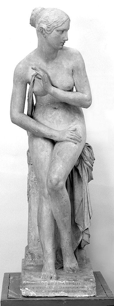 La ritrosa, figura femminile (statua) di Bartolini Lorenzo (sec. XIX)