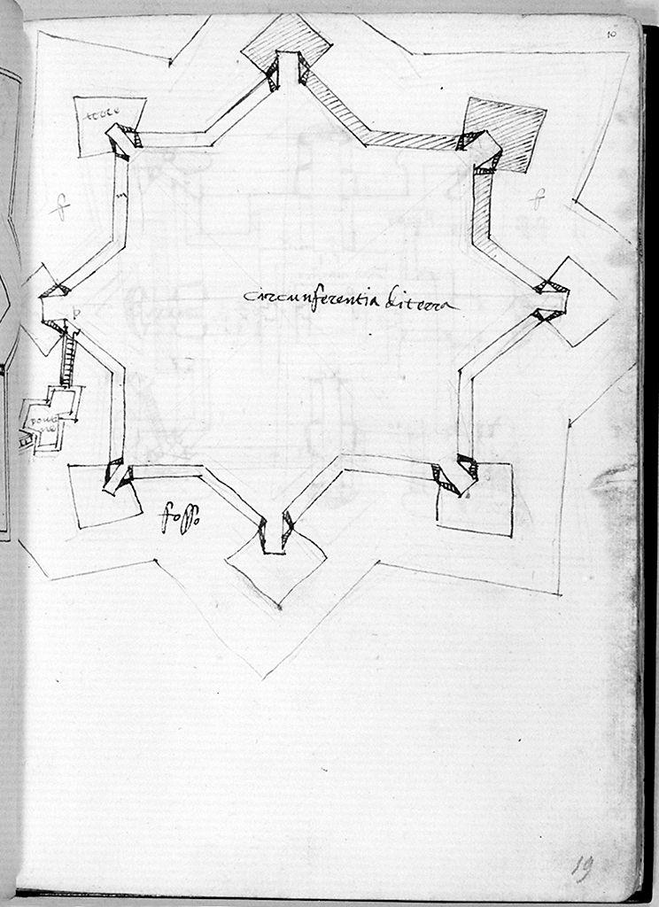 architettura (disegno) - ambito toscano (sec. XVI)