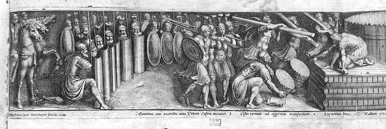 episodi della vita di Costantino (stampa, serie) di Bartoli Pietro Santi, Pippi Giulio detto Giulio Romano (sec. XVII)