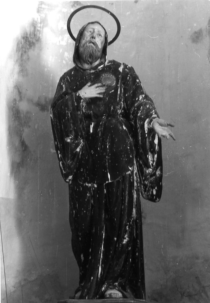 San Francesco di Paola (statua) - bottega lucana (sec. XIX)