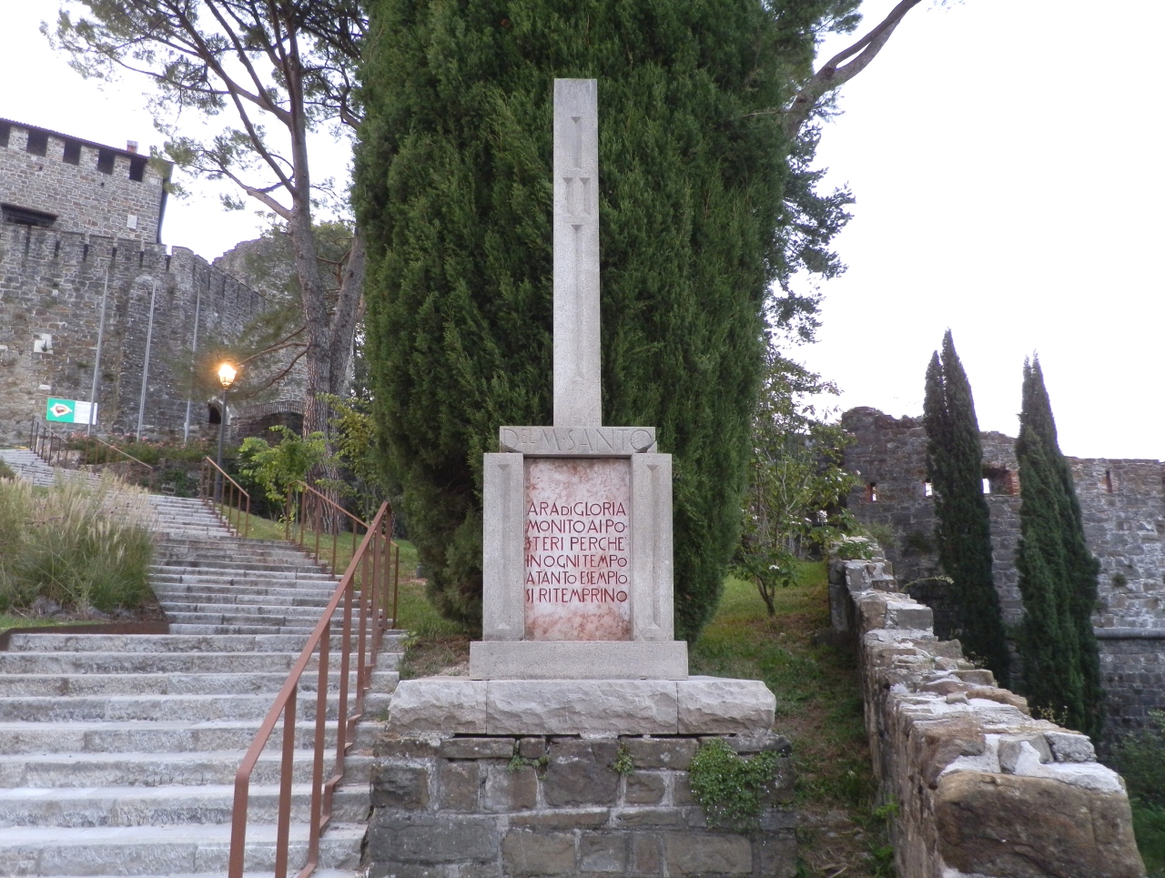 Monumento del Monte Santo, soggetto assente (monumento ai caduti - a cippo, opera isolata) - ambito militare italiano (prima metà XX)