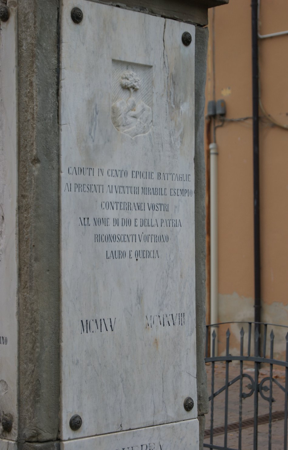 lapide commemorativa ai caduti di Rancati Ugo (sec. XX)
