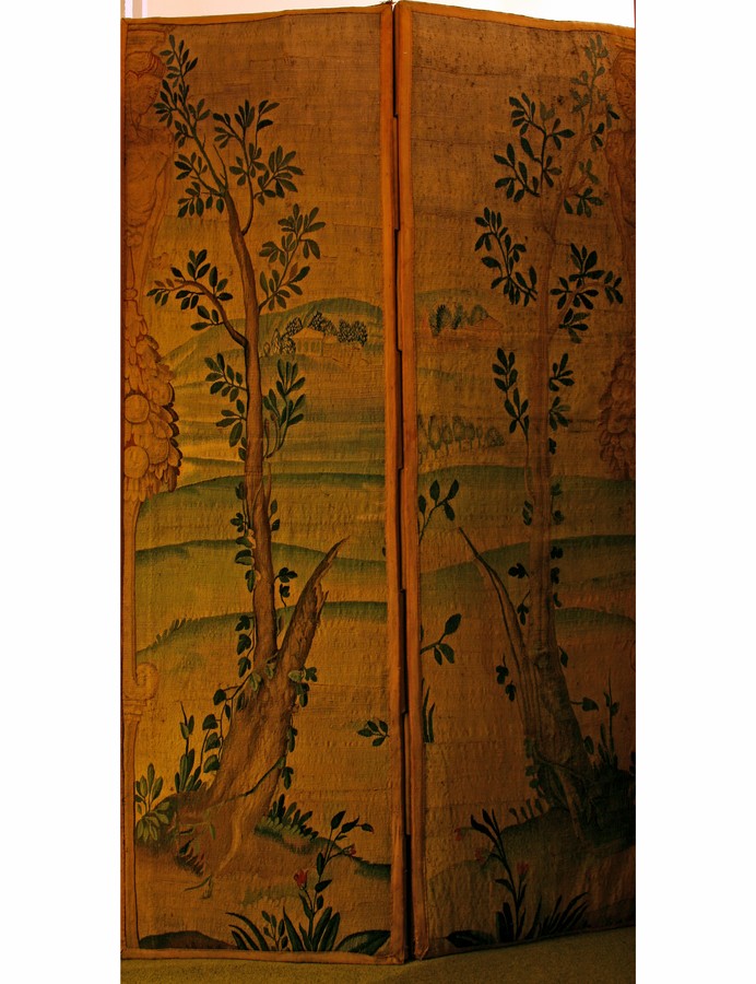 Tronco d'olivo e telamoni, Tronco d'olivo e telamoni (arazzo) - manifattura fiorentina (XVII secolo)