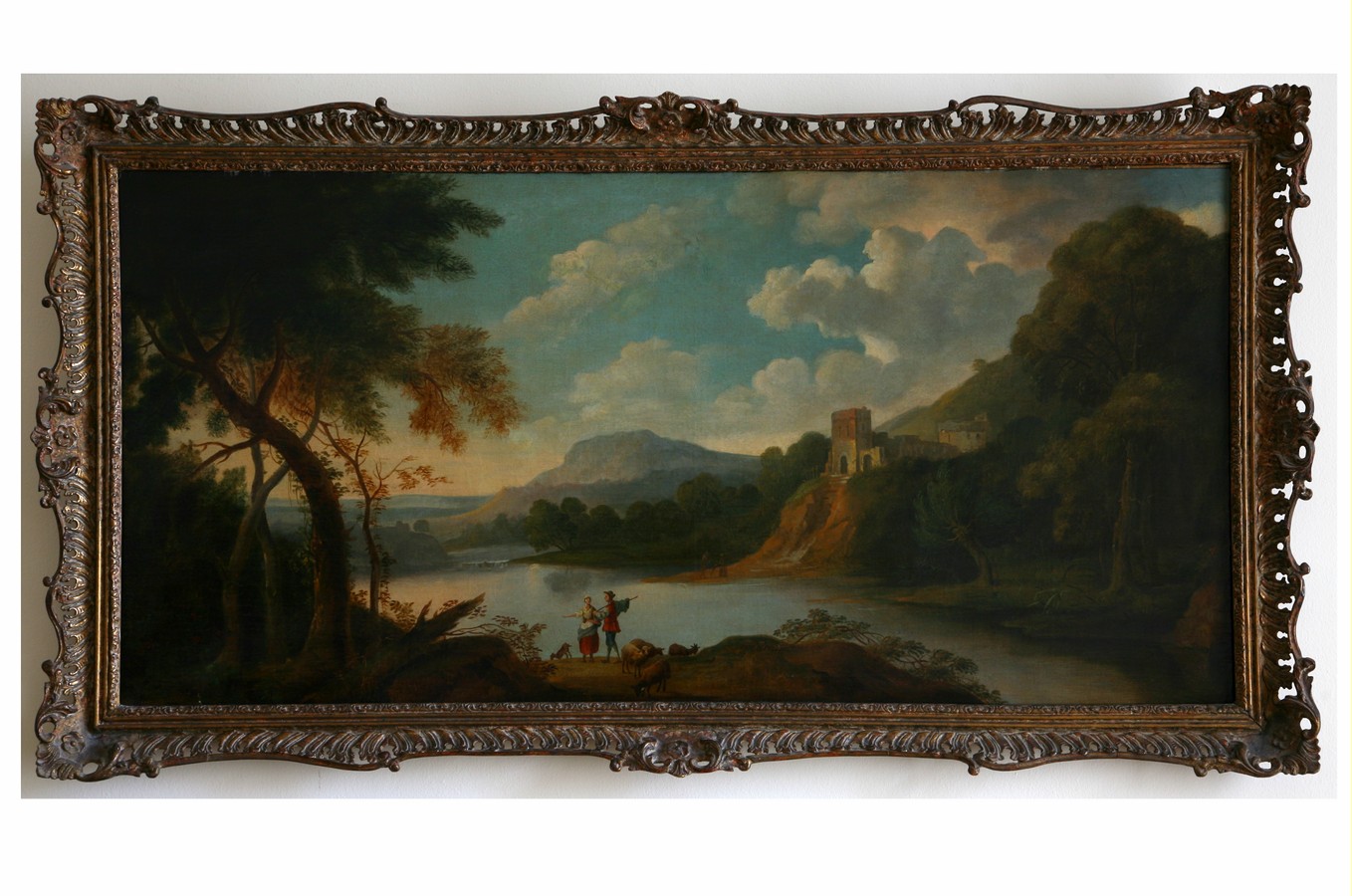 Paesaggio fluviale, Paesaggio (dipinto) - ambito inglese (inizio sec. XIX)