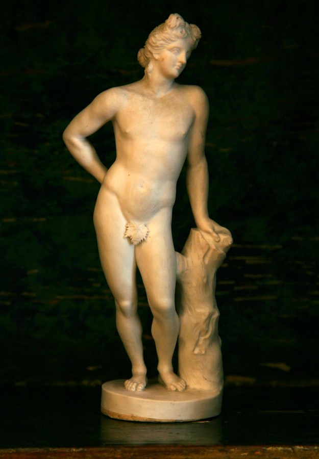 Apollo, Statuina di Apollo (soprammobile) - manifattura di Capodimonte (sec. XIX)