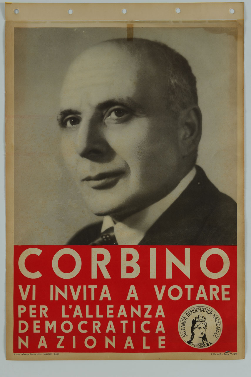 Epicarmo Corbino (manifesto) - ambito italiano (sec. XX)