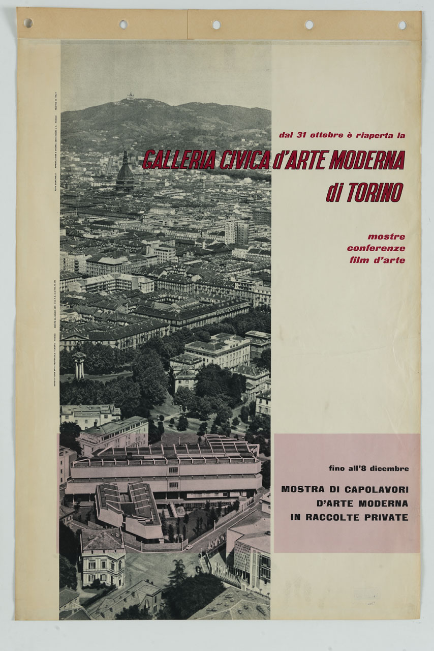 veduta di Torino (manifesto) di Foto Zanichelli - ambito italiano (sec. XX)