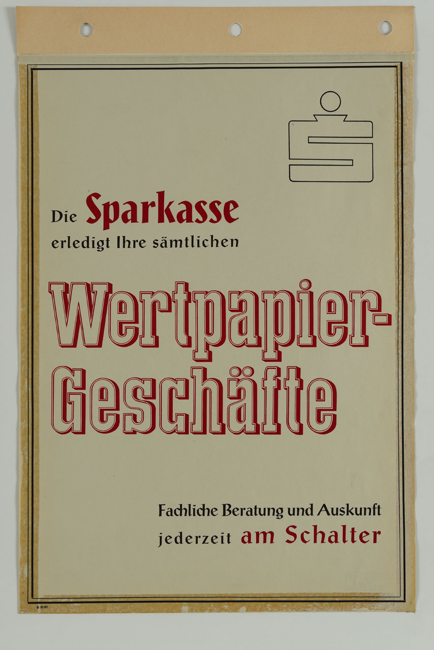 logo e scritte (manifesto) - ambito tedesco (sec. XX)
