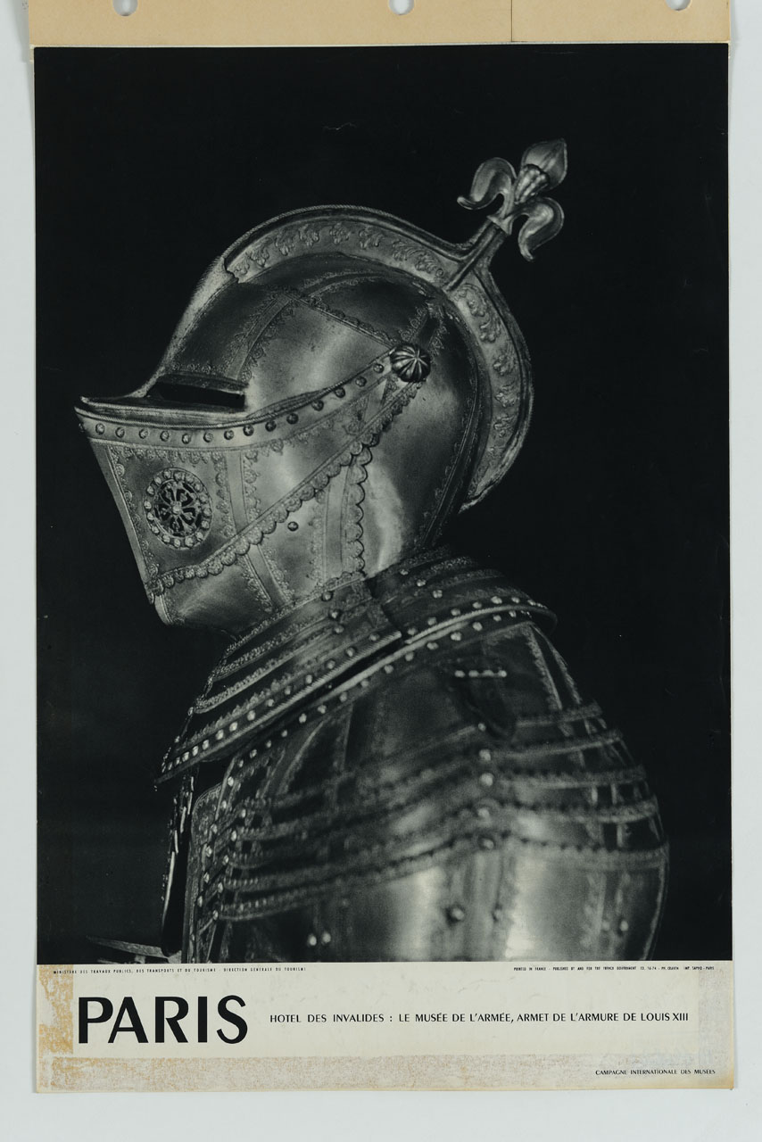 casco di armatura di Luigi XIII (manifesto) - ambito francese (sec. XX)