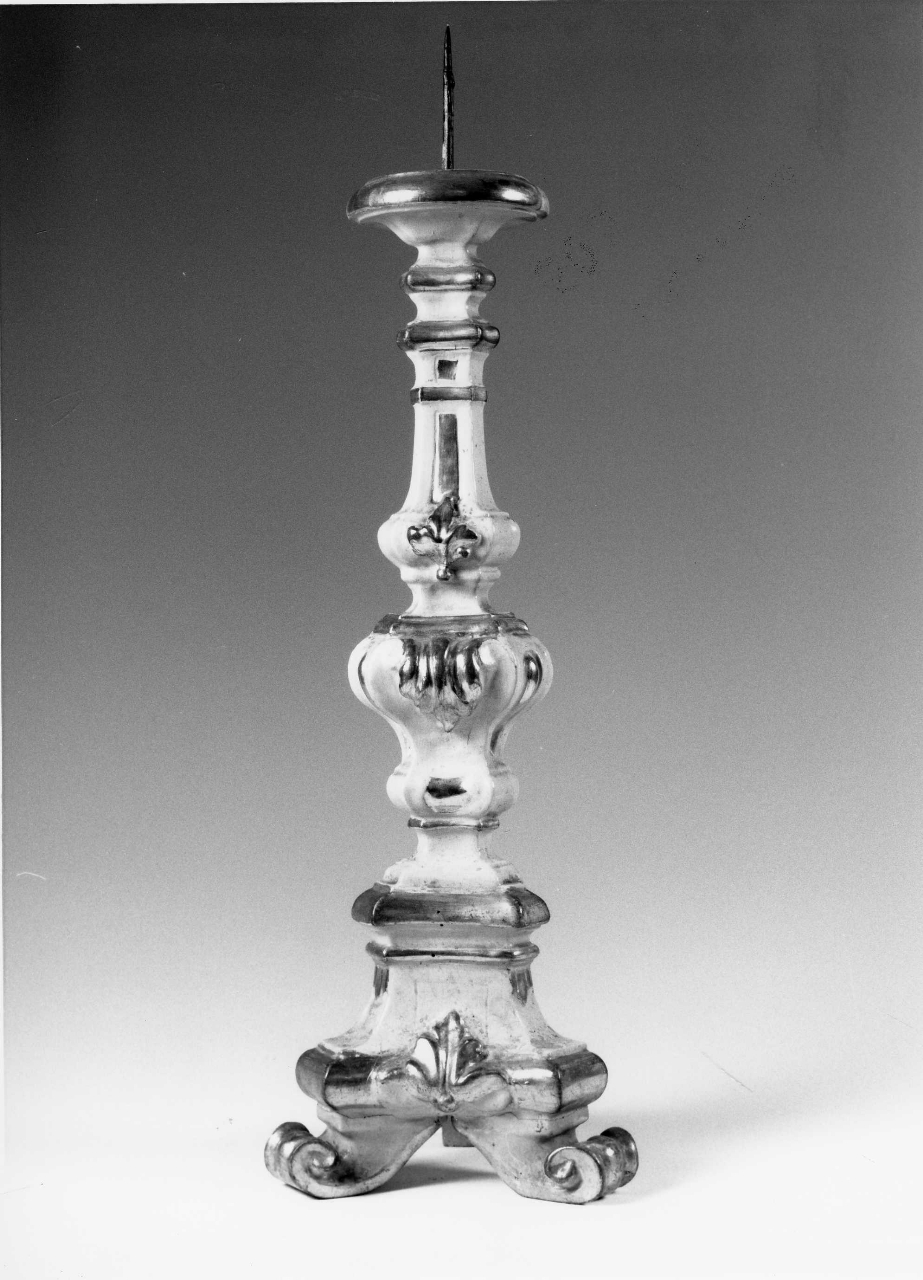 candelabro, serie - produzione toscana (ultimo quarto sec. XVIII)