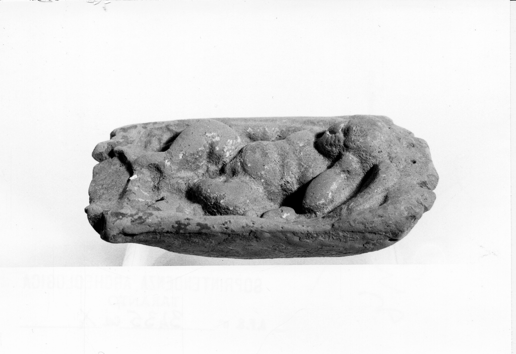 bimbo in culla (terracotta figurata) - produzione tarantina (sec. IV a.C)