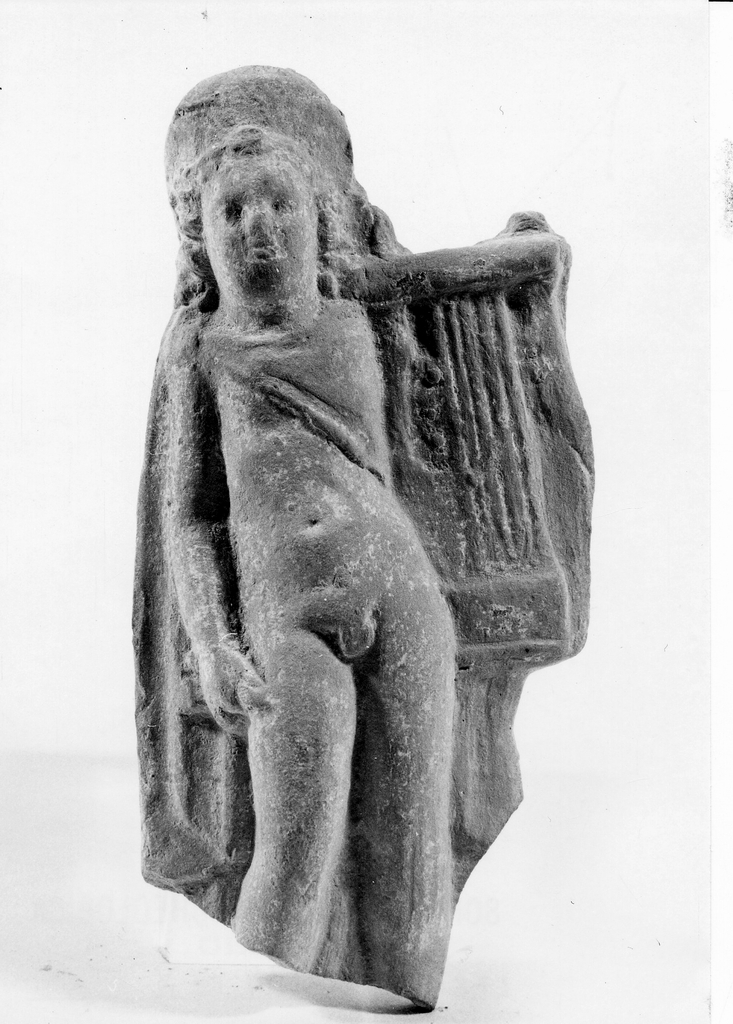 terracotta figurata, culto di Apollo-Hyakinthos - produzione tarantina (secc. IV a.C. - III a.C)