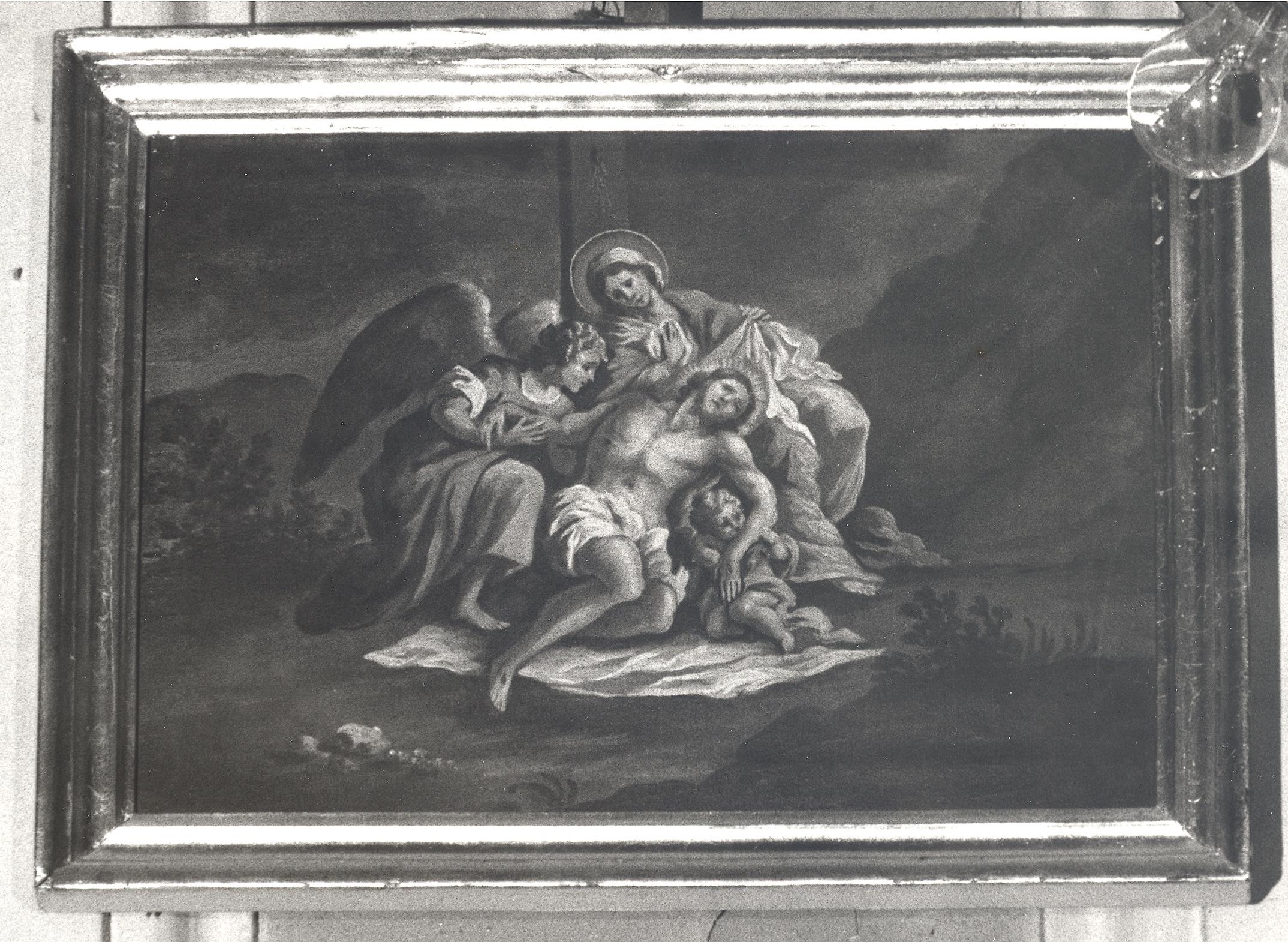 Stazione XIII: Gesù deposto dalla croe (dipinto, elemento d'insieme) di Ceccarini Giuseppe (sec. XVIII)