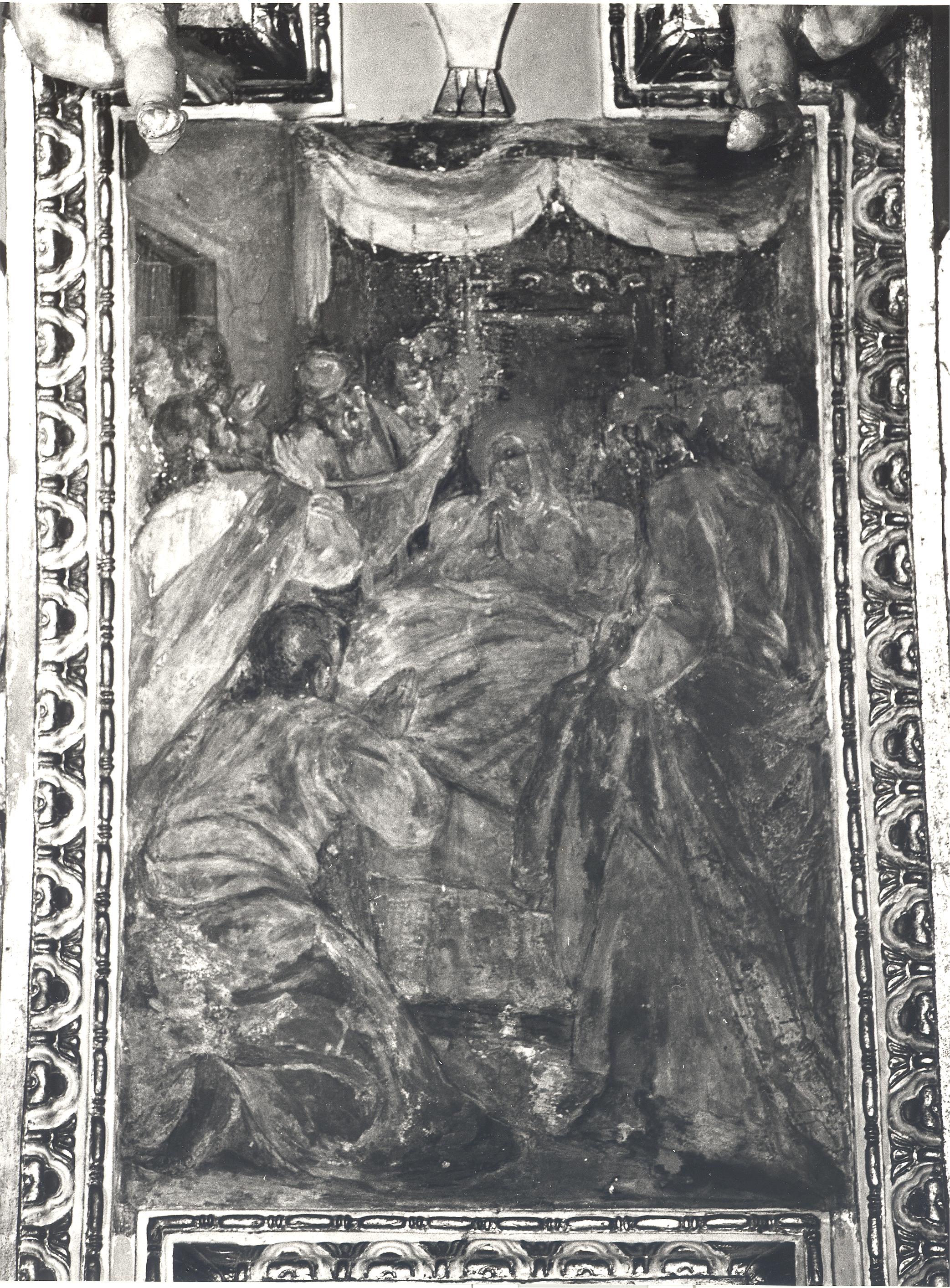 Nascita di Maria Vergine (dipinto, elemento d'insieme) di Bellini Filippo (sec. XVI)