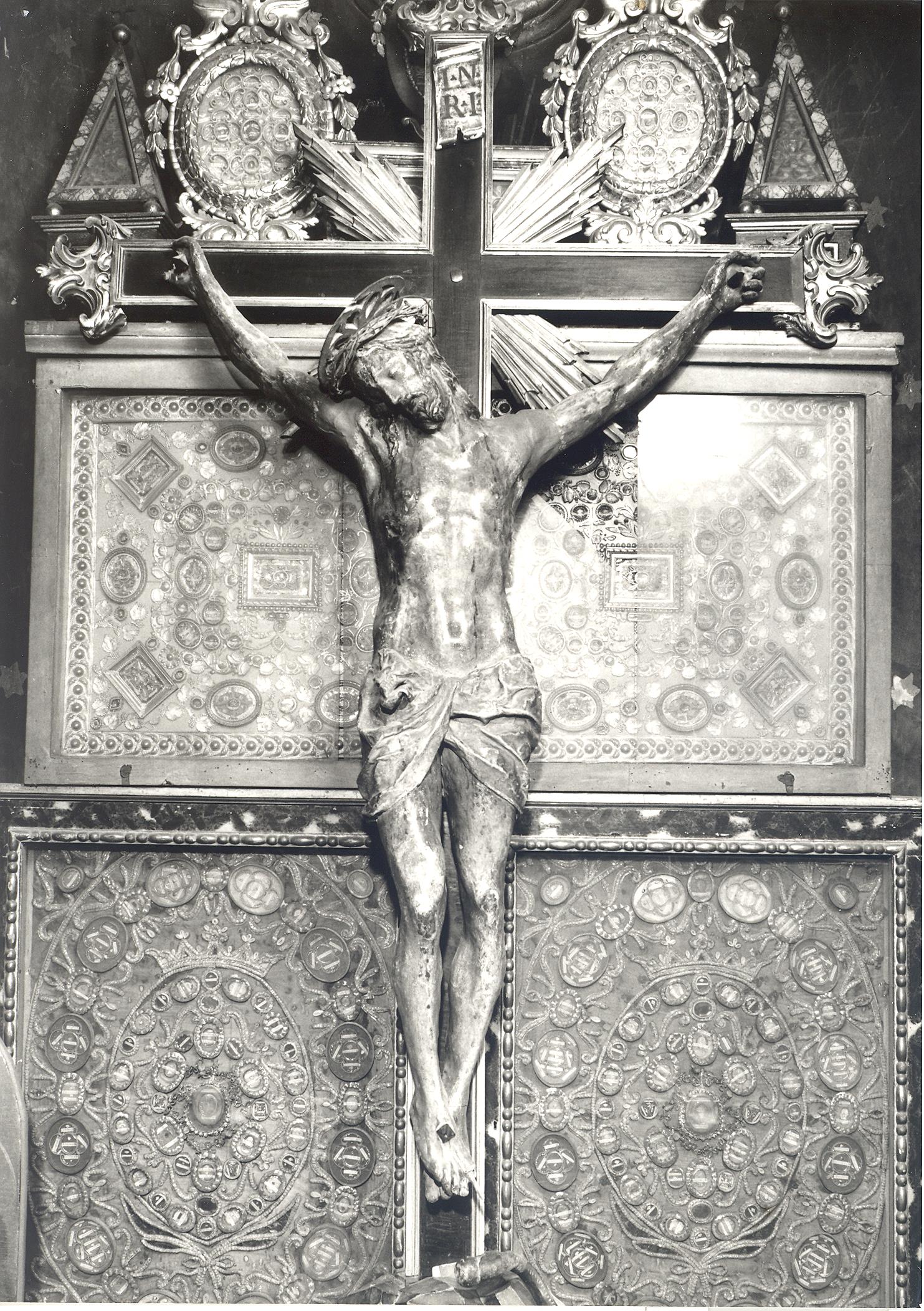 Cristo Crocifisso (crocifisso) - ambito marchigiano (prima metà sec. XVII, sec. XVIII)