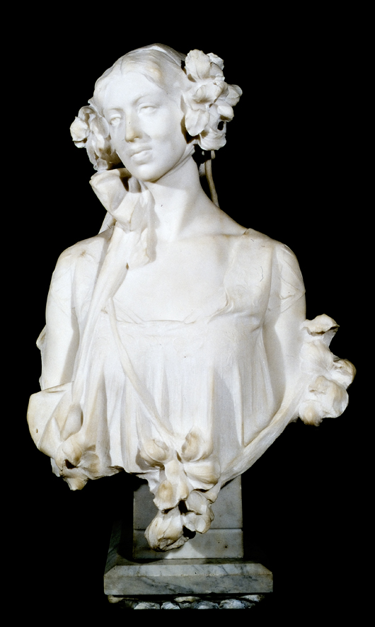 Iris Florentina, Ritratto femminile (scultura, opera isolata) di Romanelli Raffaello (XX)