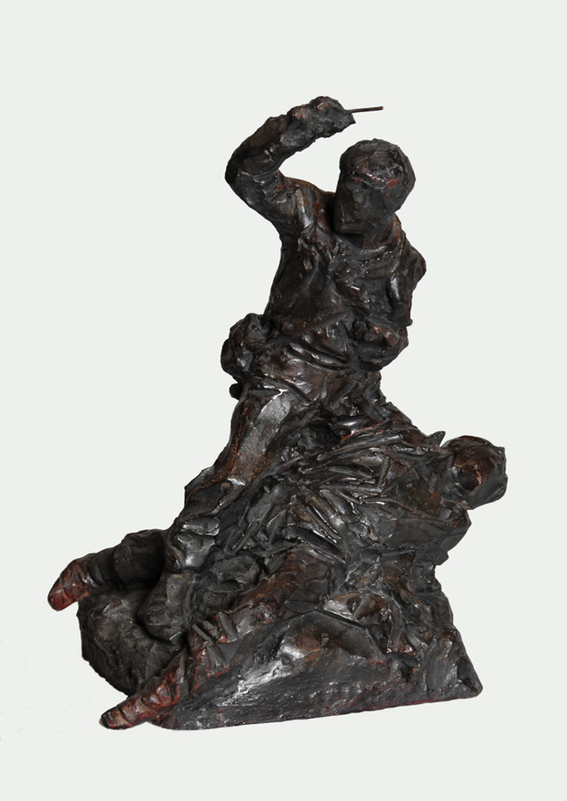 Bozzetto per un monumento a Benedetto Cairoli (scultura, opera isolata) di Ercole Rosa (XIX)