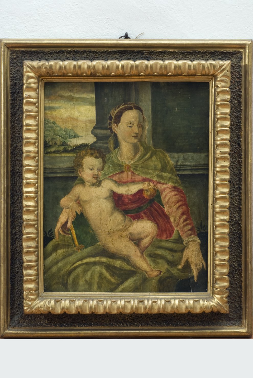 Madonna con Bambino (dipinto, opera isolata) - ambito Italia centrale (sec. XIX)