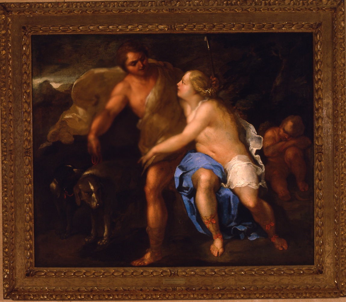 Venere e Adone (dipinto) di CF (inizio sec. XVII)