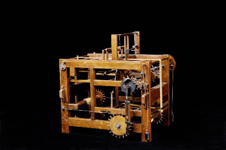 telaio meccanico da tessitura (telaio, meccanico) di Boldetti Luigi (terzo quarto sec. XX)