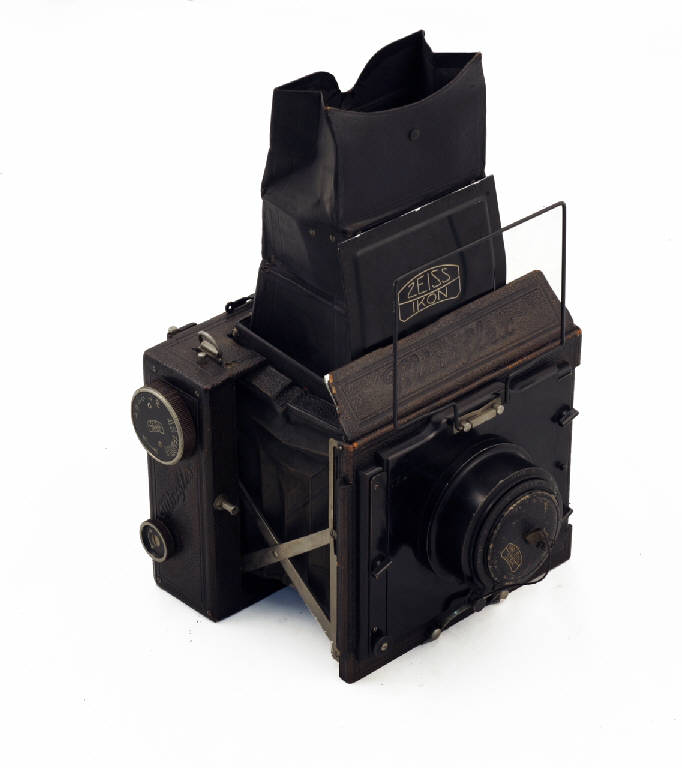 Zeiss Miroflex B (apparecchio fotografico, reflex monoculare, a tiranti, a lastre 9x12cm) di Zeiss Ikon, Carl Zeiss (sec. XX)