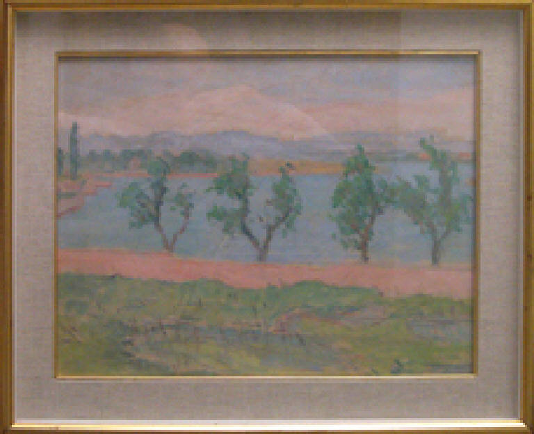 Paesaggio (dipinto) di Semeghini Pio (sec. XX)