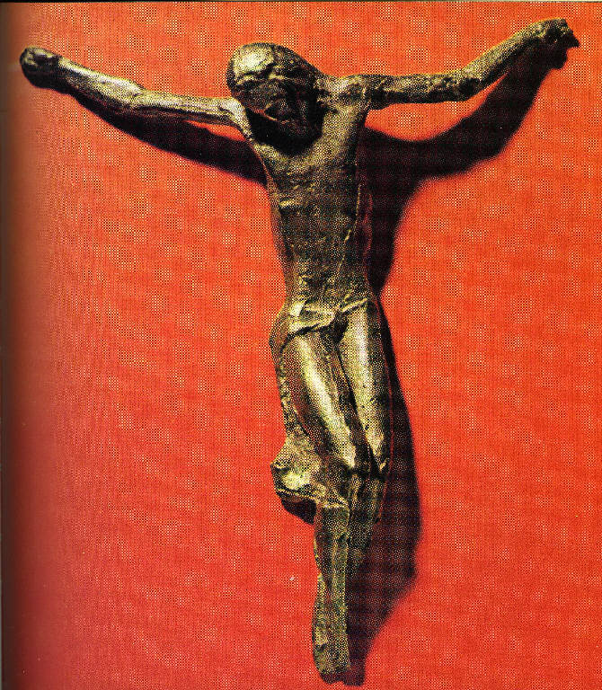 Crocifisso (scultura) di Marini Marino (sec. XX)