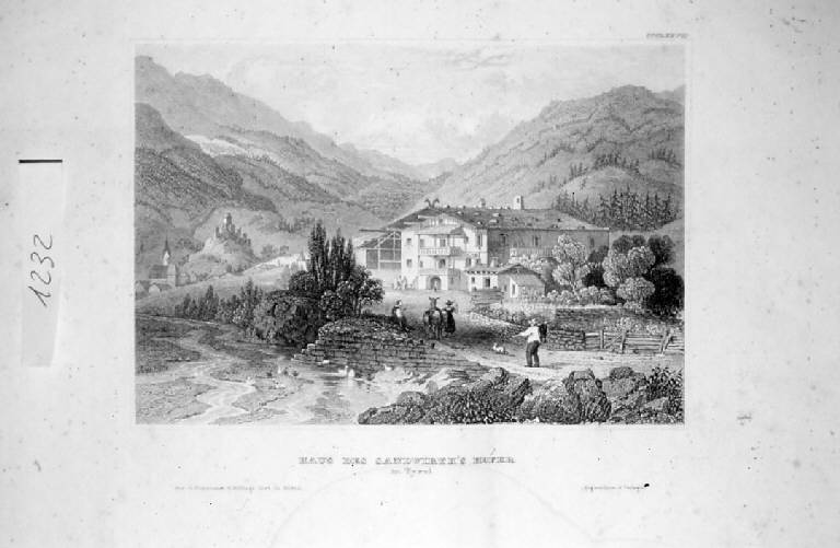 Veduta del Tirolo (stampa, elemento d'insieme) (sec. XIX)