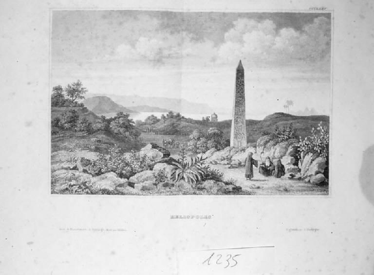 Veduta di Heliopolis (stampa, elemento d'insieme) (sec. XIX)