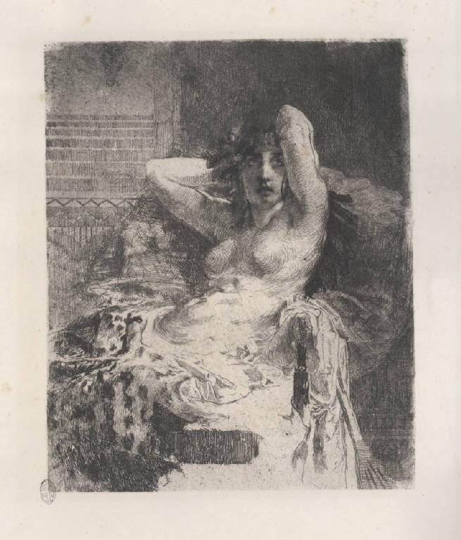 Cleopatra (Stampa) di Bianchi Mosè, Bianchi Mosè (sec. XIX)