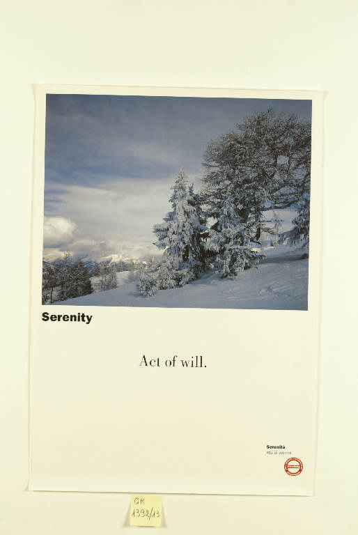 Paesaggio invernale (stampa a colori, serie) di Illy Francesco, Sanesei Roberto (fine sec. XX)