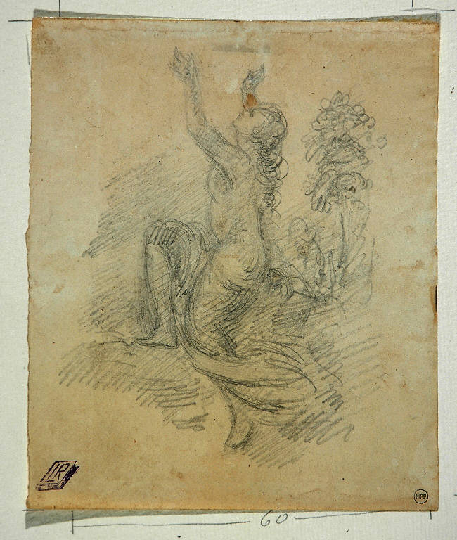 Clizia (disegno, opera isolata) di Carnovali Giovanni detto Piccio (sec. XIX)