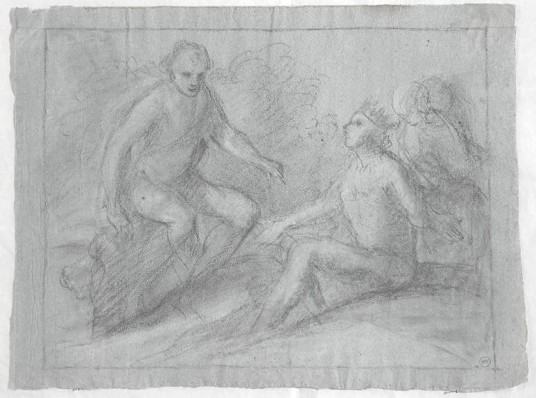 Scena mitologica (disegno, opera isolata) - ambito italiano (secondo quarto sec. XIX)