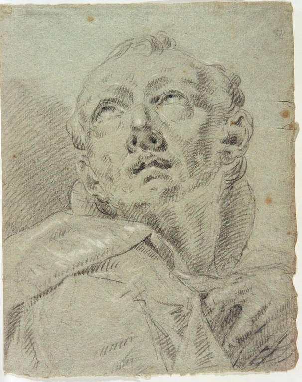 Frate (disegno, opera isolata) di Ligari Cesare (sec. XVIII)