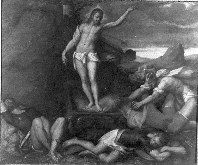 Resurrezione di Cristo (dipinto) di Ligozzi Jacopo (ultimo quarto sec. XVI)