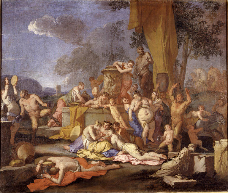 Sileno ebbro (dipinto) di Carpioni Giulio (sec. XVII)