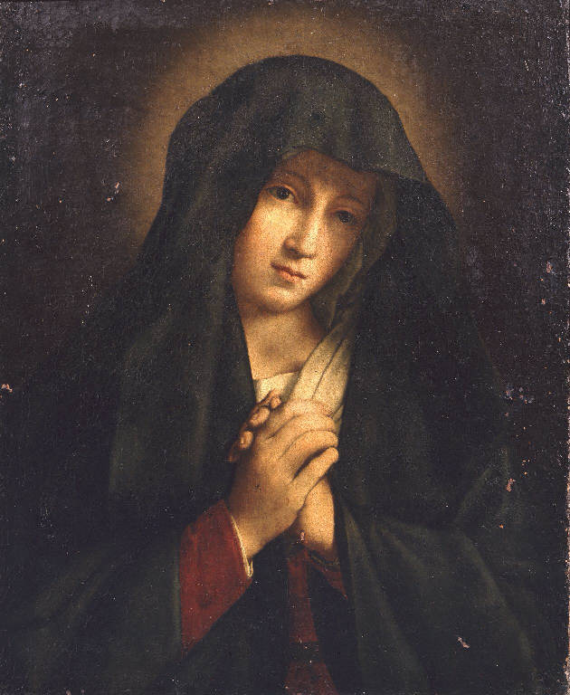 Madonna addolorata (dipinto) di Salvi Giovanni Battista detto Sassoferrato (sec. XVII)