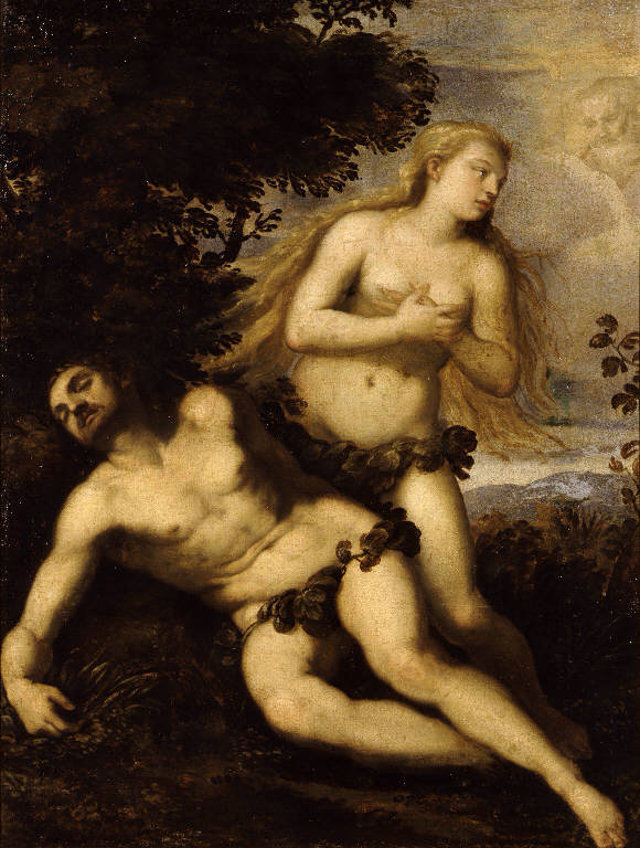 Creazione di Eva (dipinto) di Contarini Giovanni (sec. XVI)